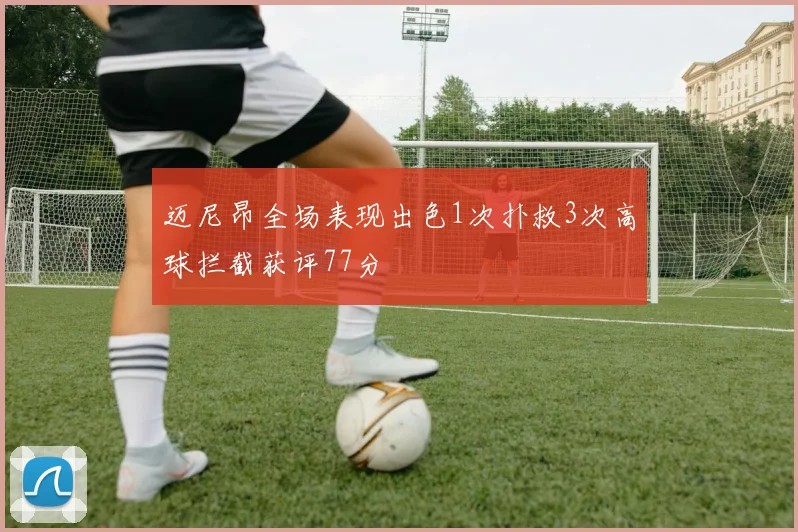 迈尼昂全场表现出色1次扑救3次高球拦截获评77分